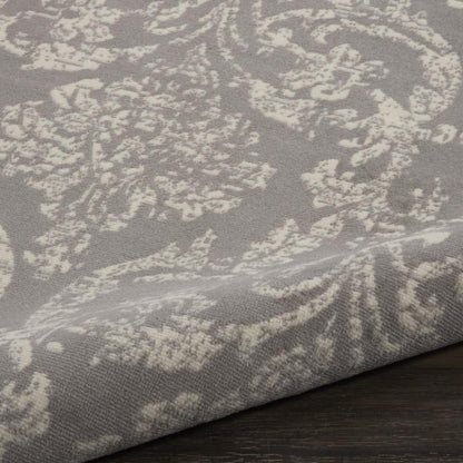 Nourison - Jubilant JUB09 Bone 53in x Round Farmhouse Area Rug - JUB09-99446478924 veiw 2