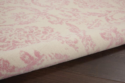 Nourison - Jubilant 3x5 White and Pink Area Rug - JUB09-99446764287 veiw 2