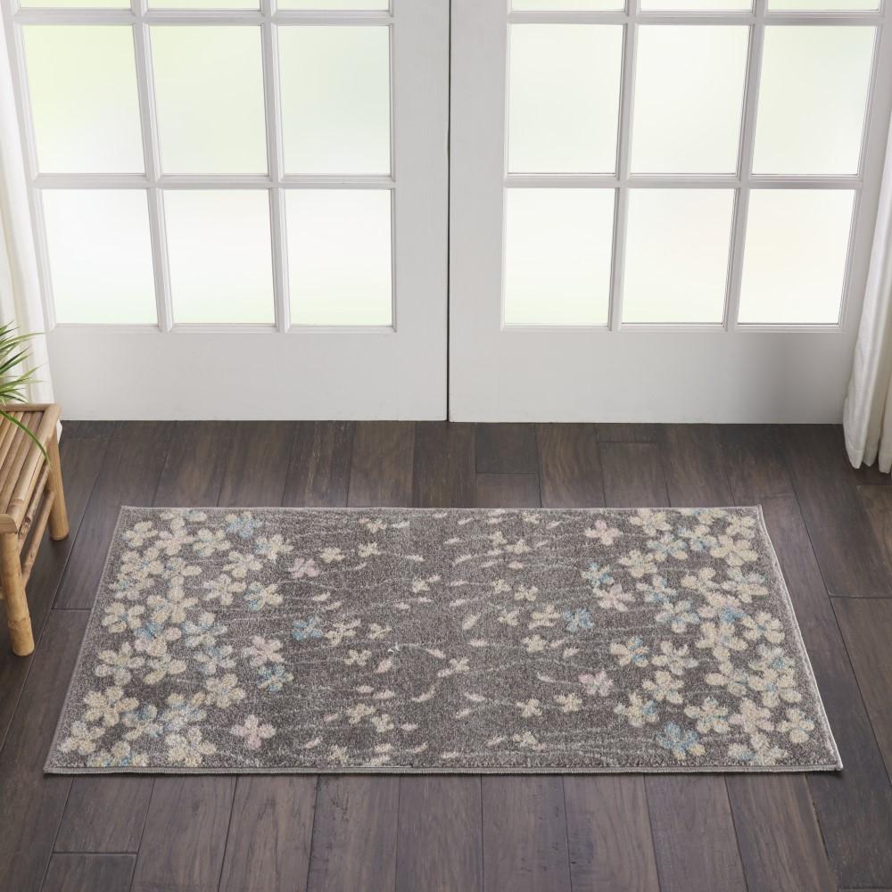 Nourison - Tranquil 2x4 Bone Floral Small Rug - TRA04-99446484505 veiw 3