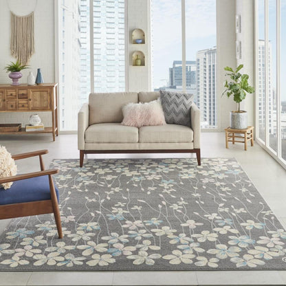 Nourison - Tranquil TRA04 Bone 8x10 Large Rug - TRA04-99446484598 veiw 2