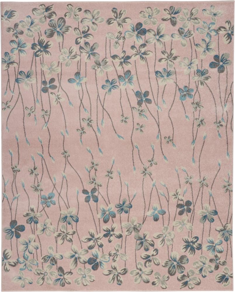 Nourison - Tranquil TRA04 Pink 8x10 Large Rug - TRA04-99446484741 veiw 1