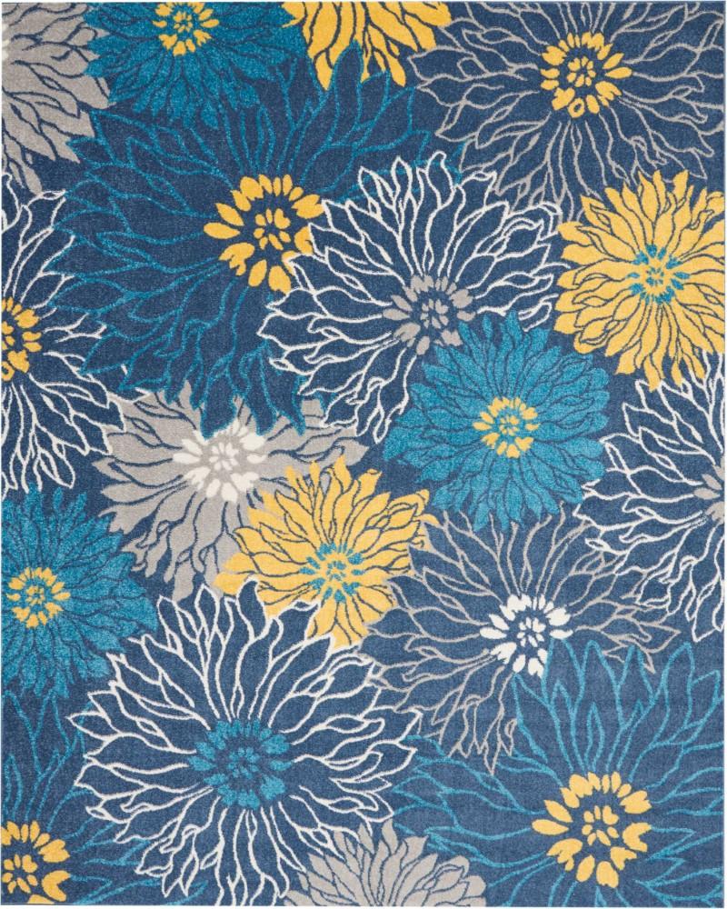 Nourison - Passion PSN17 Blue 8x10 Large Rug - PSN17-99446403100 veiw 1