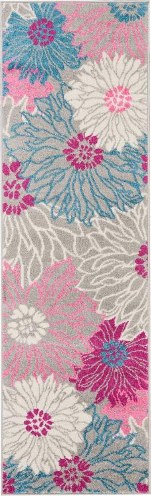 Nourison - Passion PSN17 Pink and Bone 110in x 6 Hallway Rug - PSN17-99446403131 veiw 1