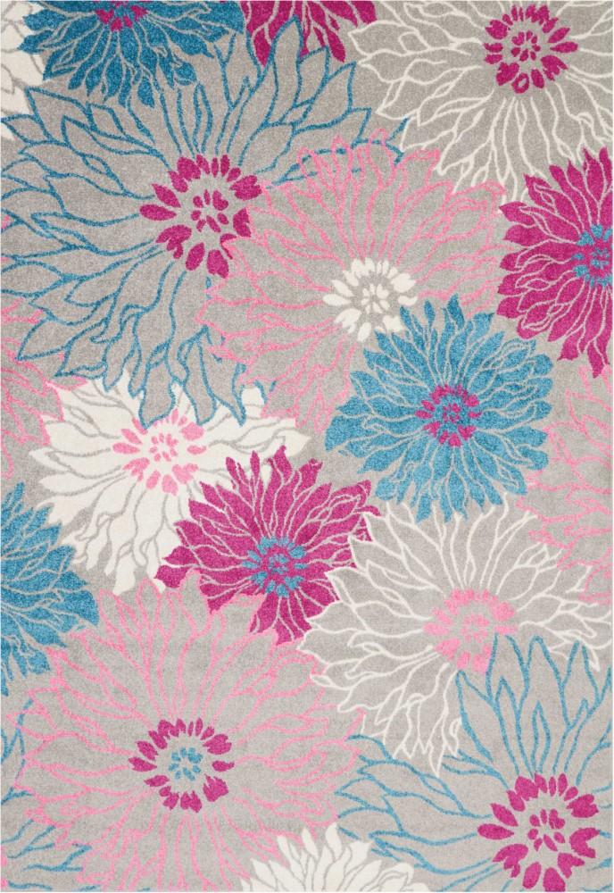Nourison - Passion PSN17 Pink and Bone 67in x 96in Large Rug - PSN17-99446403223 veiw 1