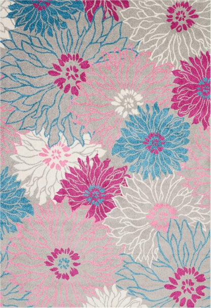 Nourison - Passion PSN17 Pink and Bone 67in x 96in Large Rug - PSN17-99446403223 veiw 1