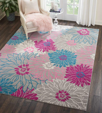 Nourison - Passion PSN17 Pink and Bone 8x10 Large Rug - PSN17-99446403285 veiw 2