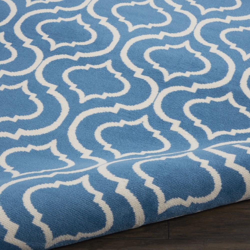 Nourison - Jubilant JUB19 Blue 53in x Round Moroccan Area Rug - JUB19-99446479662 veiw 2