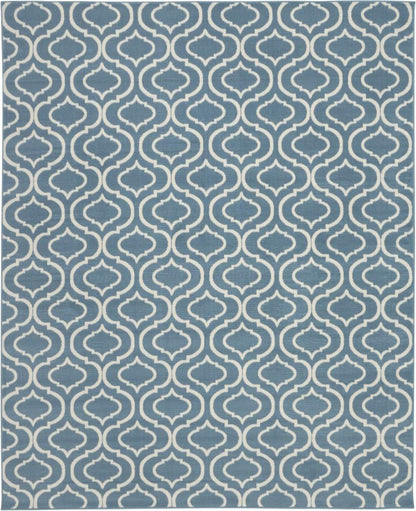 Nourison - Jubilant JUB19 Blue 710in x 910in Large Low-pile Rug - JUB19-99446479709 veiw 1