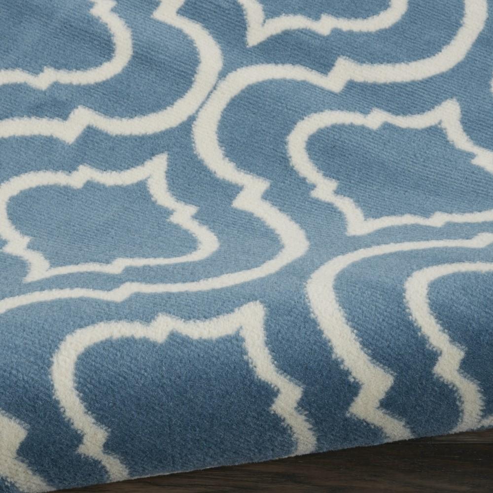 Nourison - Jubilant JUB19 Blue 86in x 12in Moroccan Area Rug - JUB19-99446818225 veiw 2