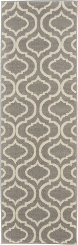 Nourison - Jubilant JUB19 Bone 23in x 73in Low-pile Hallway Rug - JUB19-99446479723 veiw 1