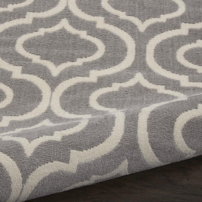 Nourison - Jubilant JUB19 Bone 23in x 73in Low-pile Hallway Rug - JUB19-99446479723 veiw 2