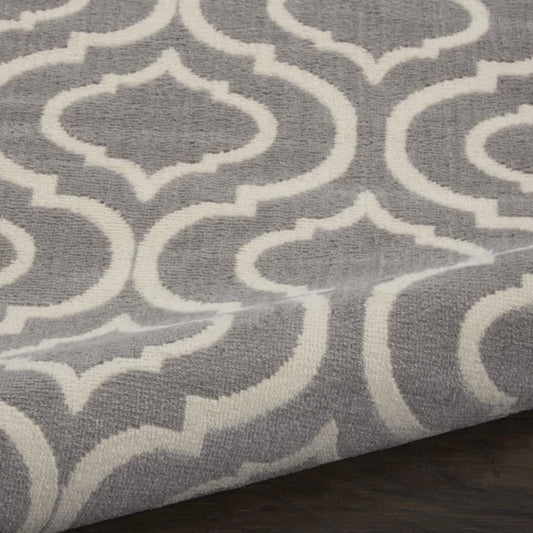Nourison - Jubilant JUB19 Bone 23in x 73in Low-pile Hallway Rug - JUB19-99446479723 veiw 2
