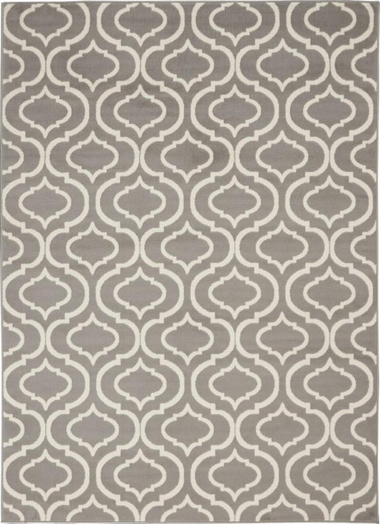 Nourison - Jubilant JUB19 Bone 53in x 73in Moroccan Area Rug - JUB19-99446479761 veiw 1