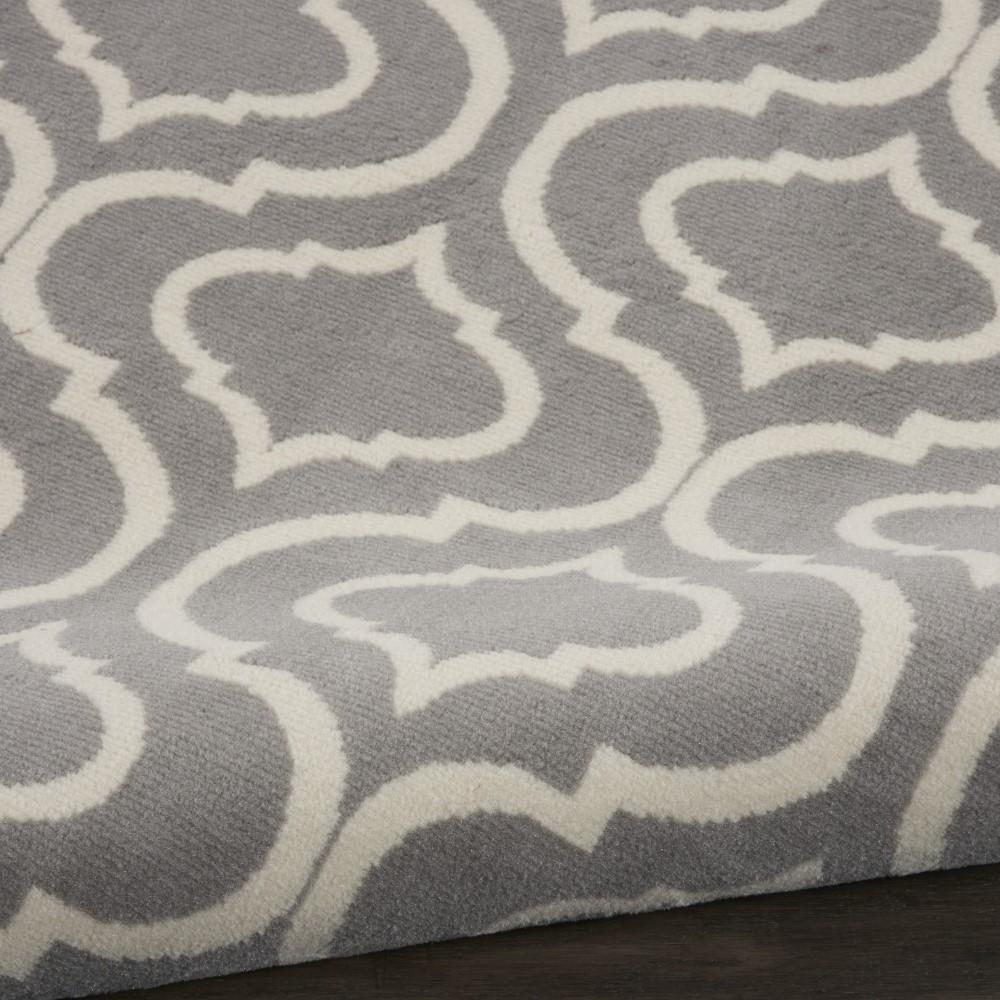Nourison - Jubilant JUB19 Bone 53in x Round Moroccan Area Rug - JUB19-99446479754 veiw 2