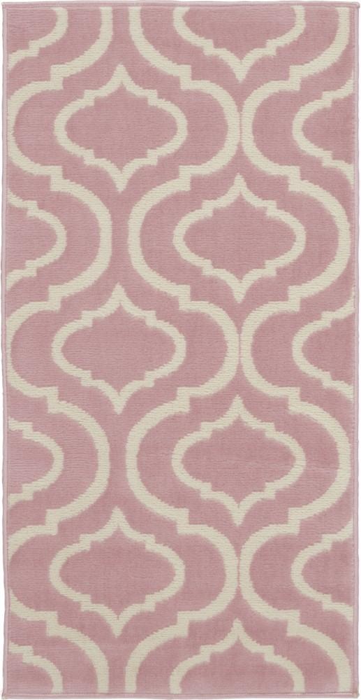 Nourison - Jubilant 2 x 4 Small Pink Trellis Area Rug - JUB19-99446479877 veiw 1
