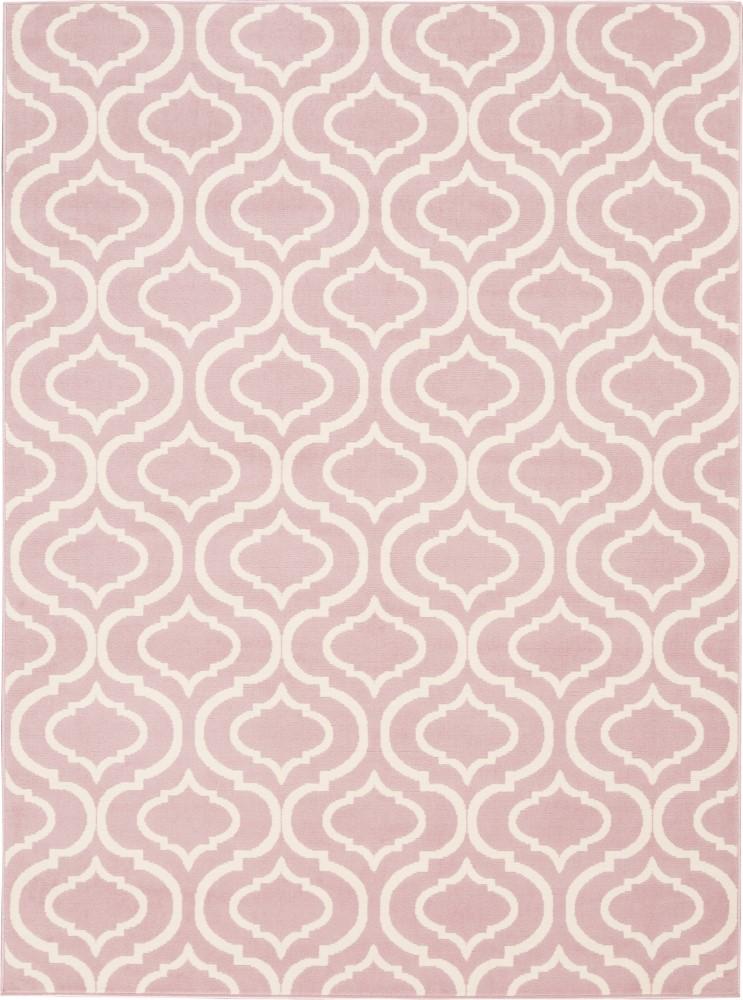 Nourison - Jubilant JUB19 Pink 6x9 Moroccan Area Rug - JUB19-99446479945 veiw 1