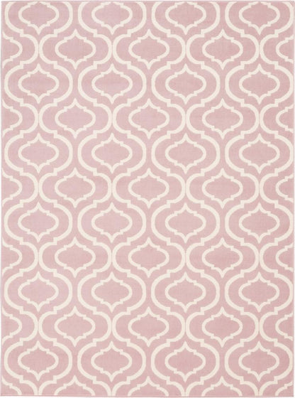 Nourison - Jubilant JUB19 Pink 6x9 Moroccan Area Rug - JUB19-99446479945 veiw 1
