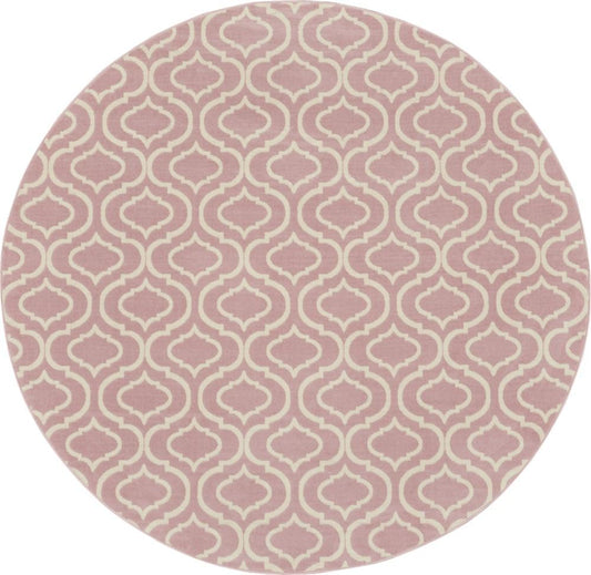 Nourison - Jubilant 8 x Round Pink Area Rug - JUB19-99446326485 veiw 1
