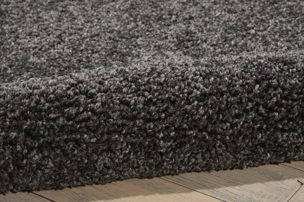 Nourison - Malibu Shag MSG01 Dark Grey 53in x 73in Area Rug - MSG01-99446397683_CLOSEOUT veiw 2