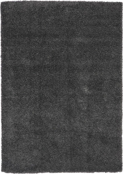 Nourison - Malibu Shag MSG01 Dark Grey 67in x 96in Large Rug - MSG01-99446397713_CLOSEOUT veiw 1
