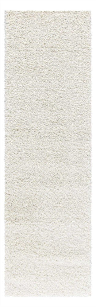 Nourison - Malibu Shag MSG01 White 22in x 910in Hallway Rug - MSG01-99446314598_CLOSEOUT veiw 1