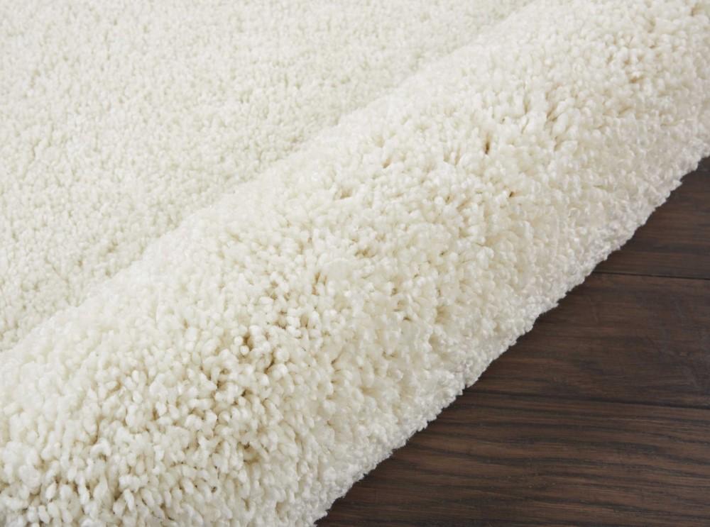 Nourison - Malibu Shag MSG01 White 22in x 910in Hallway Rug - MSG01-99446314598_CLOSEOUT veiw 2