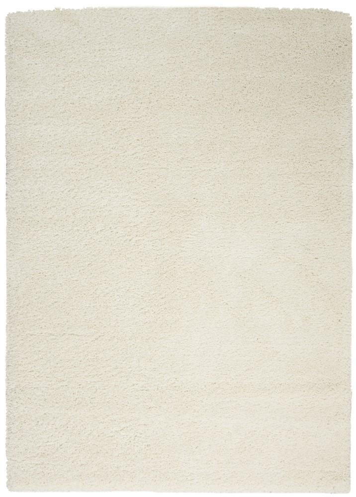 Nourison - Malibu Shag MSG01 White 53in x 73in Area Rug - MSG01-99446329110_CLOSEOUT veiw 1
