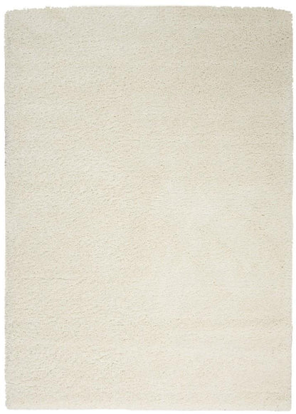Nourison - Malibu Shag MSG01 White 53in x 73in Area Rug - MSG01-99446329110_CLOSEOUT veiw 1