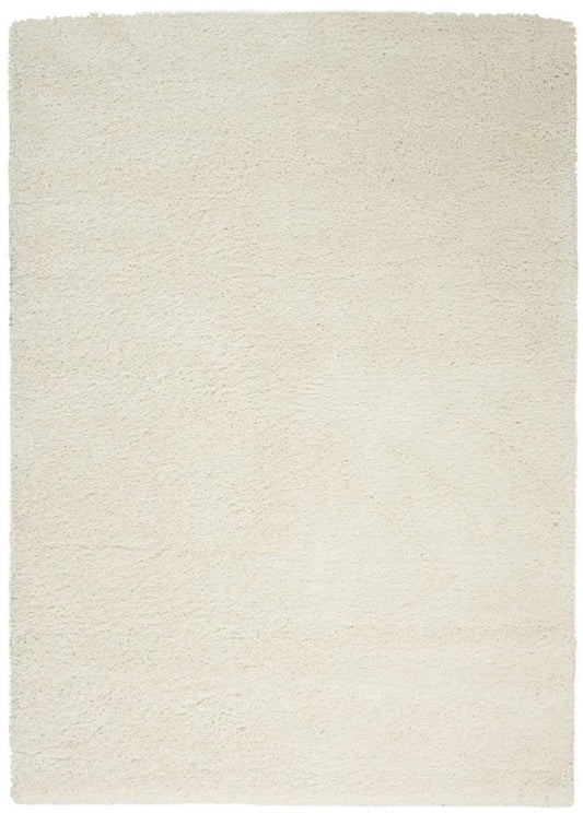 Nourison - Malibu Shag MSG01 White 53in x 73in Area Rug - MSG01-99446329110_CLOSEOUT veiw 1