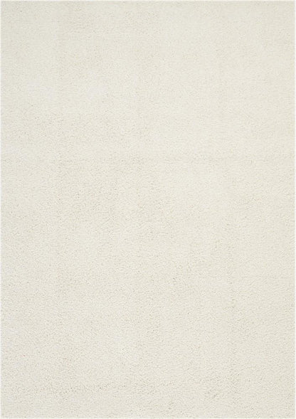 Nourison - Malibu Shag MSG01 White 67in x 96in Large Rug - MSG01-99446352880_CLOSEOUT veiw 1