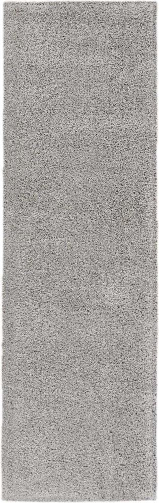 Nourison - Malibu Shag MSG01 Silver Grey 22in x 910in Hallway Rug - MSG01-99446397416_CLOSEOUT veiw 1