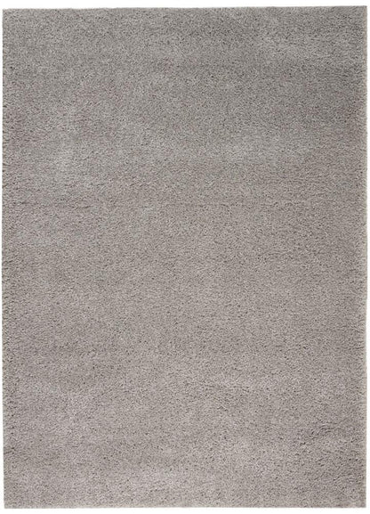 Nourison - Malibu Shag MSG01 Silver Grey 53in x 73in Area Rug - MSG01-99446397454_CLOSEOUT veiw 1