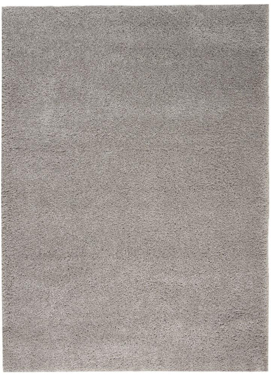 Nourison - Malibu Shag MSG01 Silver Grey 53in x 73in Area Rug - MSG01-99446397454_CLOSEOUT veiw 1