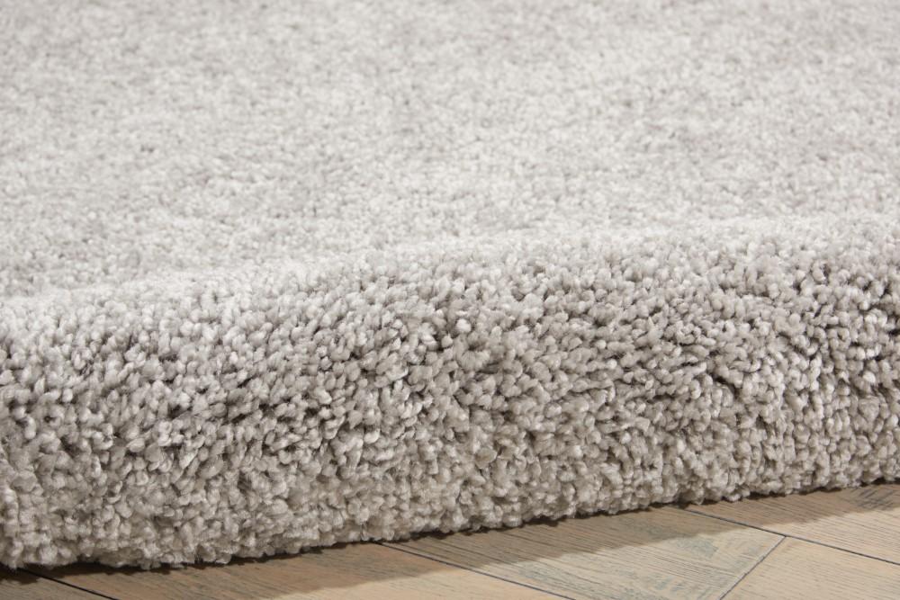 Nourison - Malibu Shag MSG01 Silver Grey 53in x 73in Area Rug - MSG01-99446397454_CLOSEOUT veiw 2