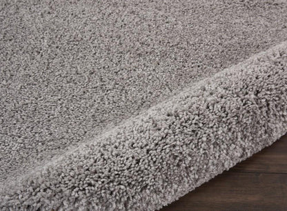 Nourison - Malibu Shag MSG01 Silver Grey 710in x 910in Large Rug - MSG01-99446397553_CLOSEOUT veiw 2