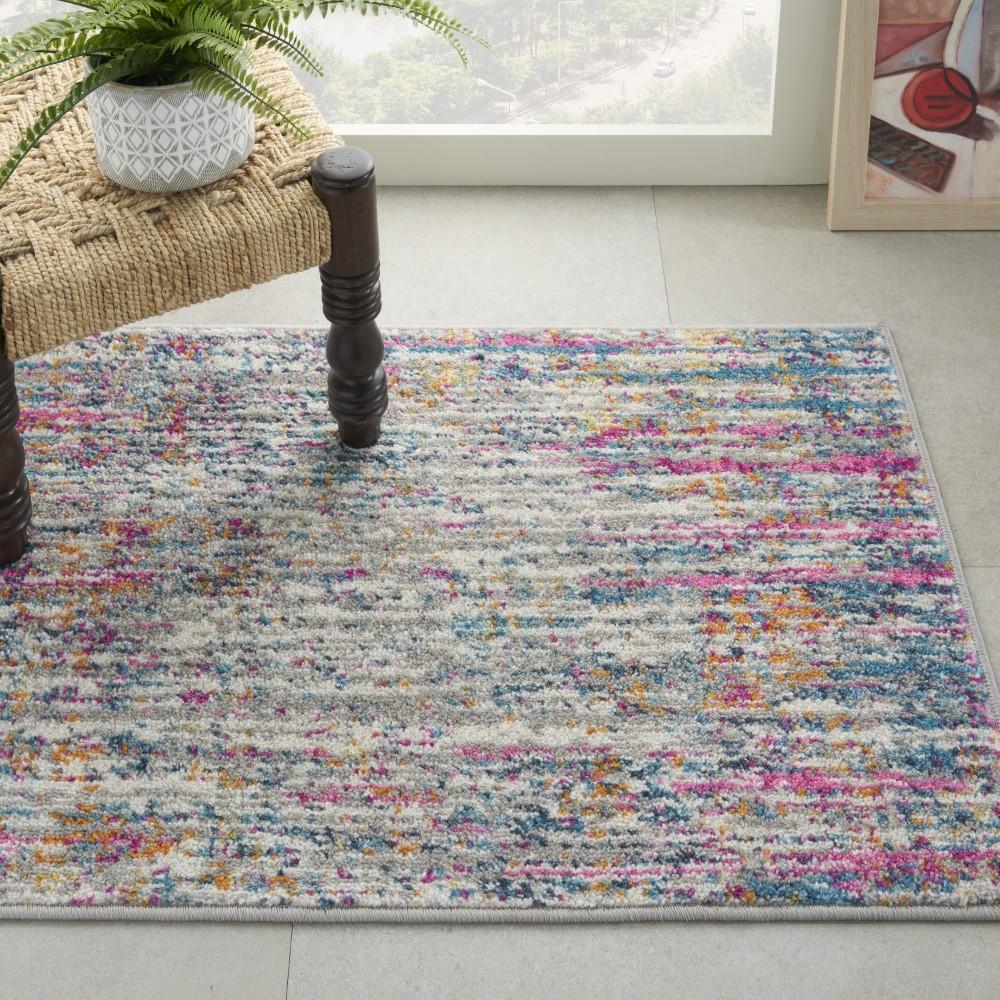 Nourison - Passion 110in x 210in Ivory Multicolor Area Rug - PSN09-99446779601 veiw 2