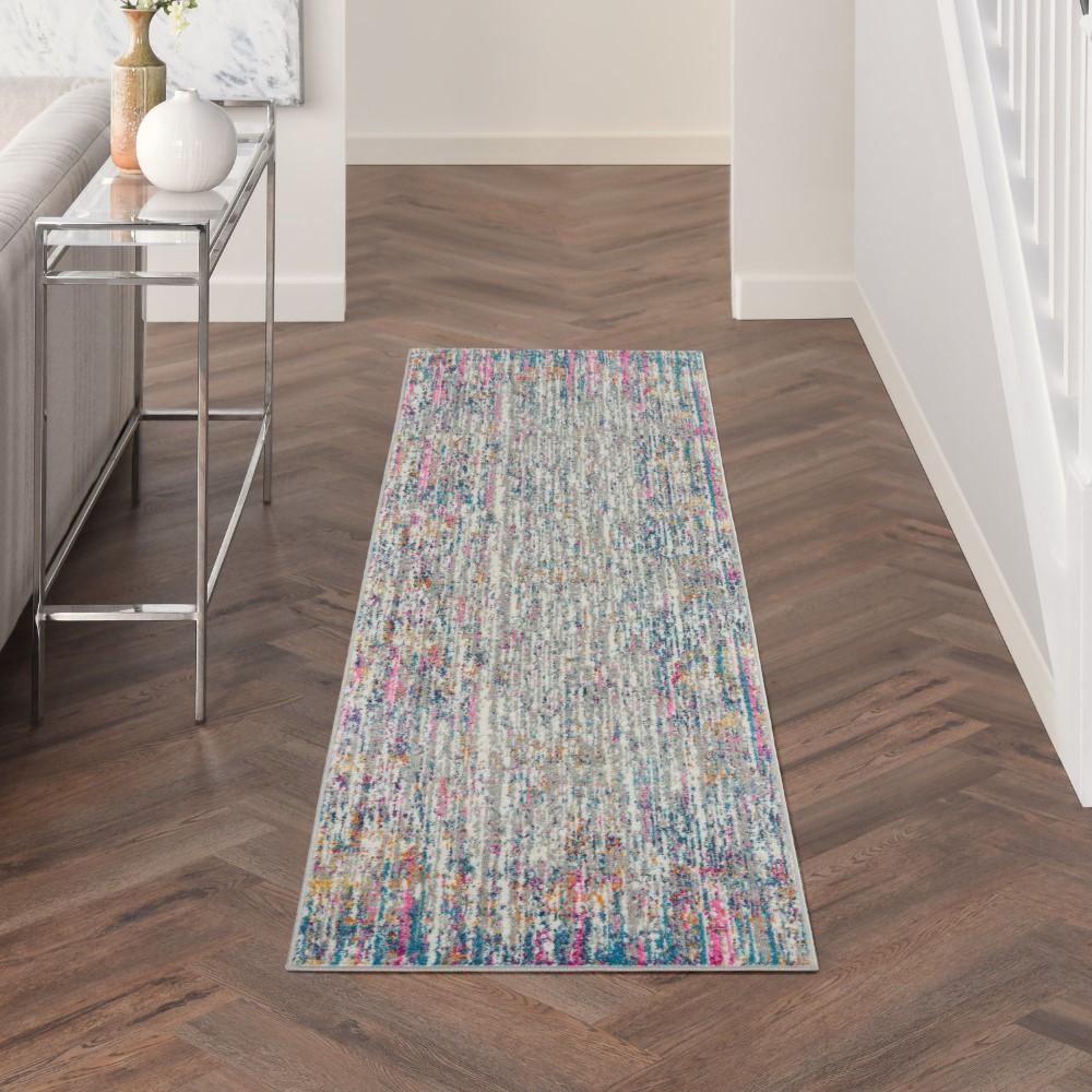 Nourison - Passion 110in x 6 Ivory Multicolor Area Rug - PSN09-99446779618 veiw 2