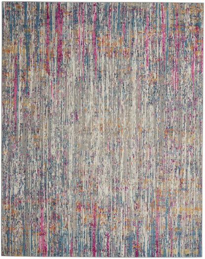 Nourison - Passion 67in x 96in Ivory Multicolor Area Rug - PSN09-99446779786 veiw 1