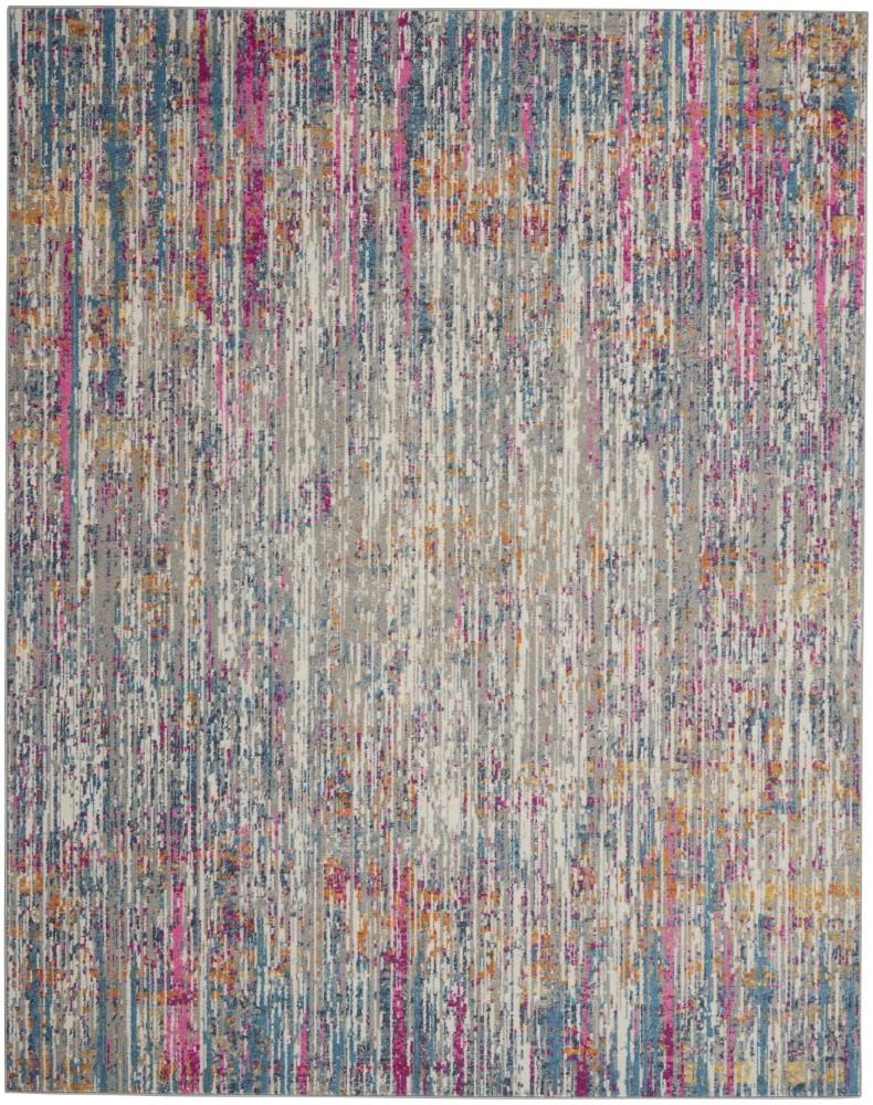 Nourison - Passion 8x10 Ivory Multicolor Area Rug - PSN09-99446779793 veiw 1