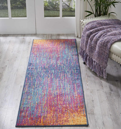 Nourison - Passion PSN09 Multicolor 110in x 6 Hallway Rug - PSN09-99446388407 veiw 2