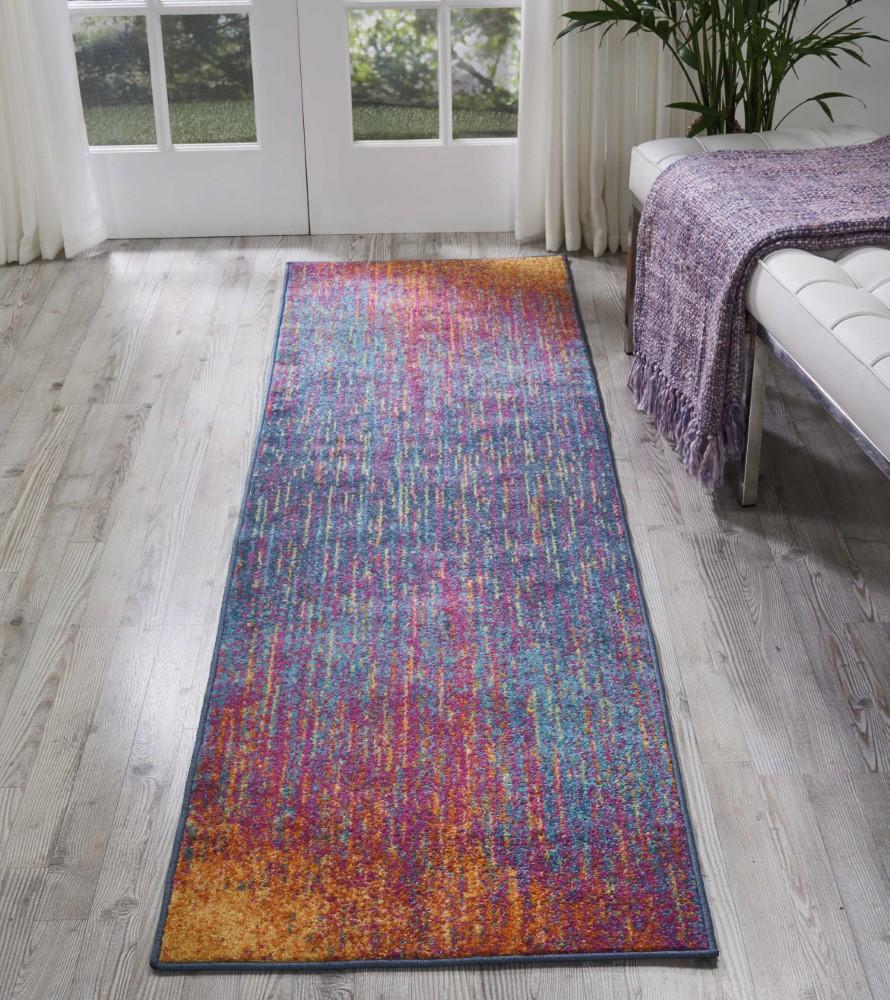 Nourison - Passion PSN09 Multicolor 22in x 76in Hallway Rug - PSN09-99446388421 veiw 2