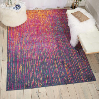 Nourison - Passion PSN09 Multicolor 53in x 73in Colorful Area Rug - PSN09-99446388445 veiw 2