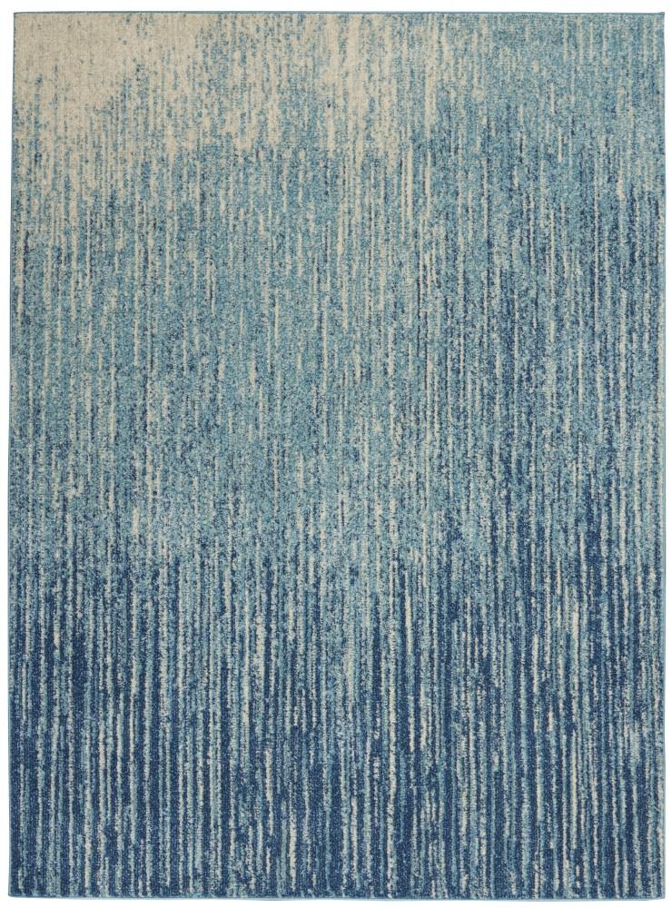 Nourison - Passion 53in x 73in Navy Light Blue Area Rug - PSN09-99446477231 veiw 1