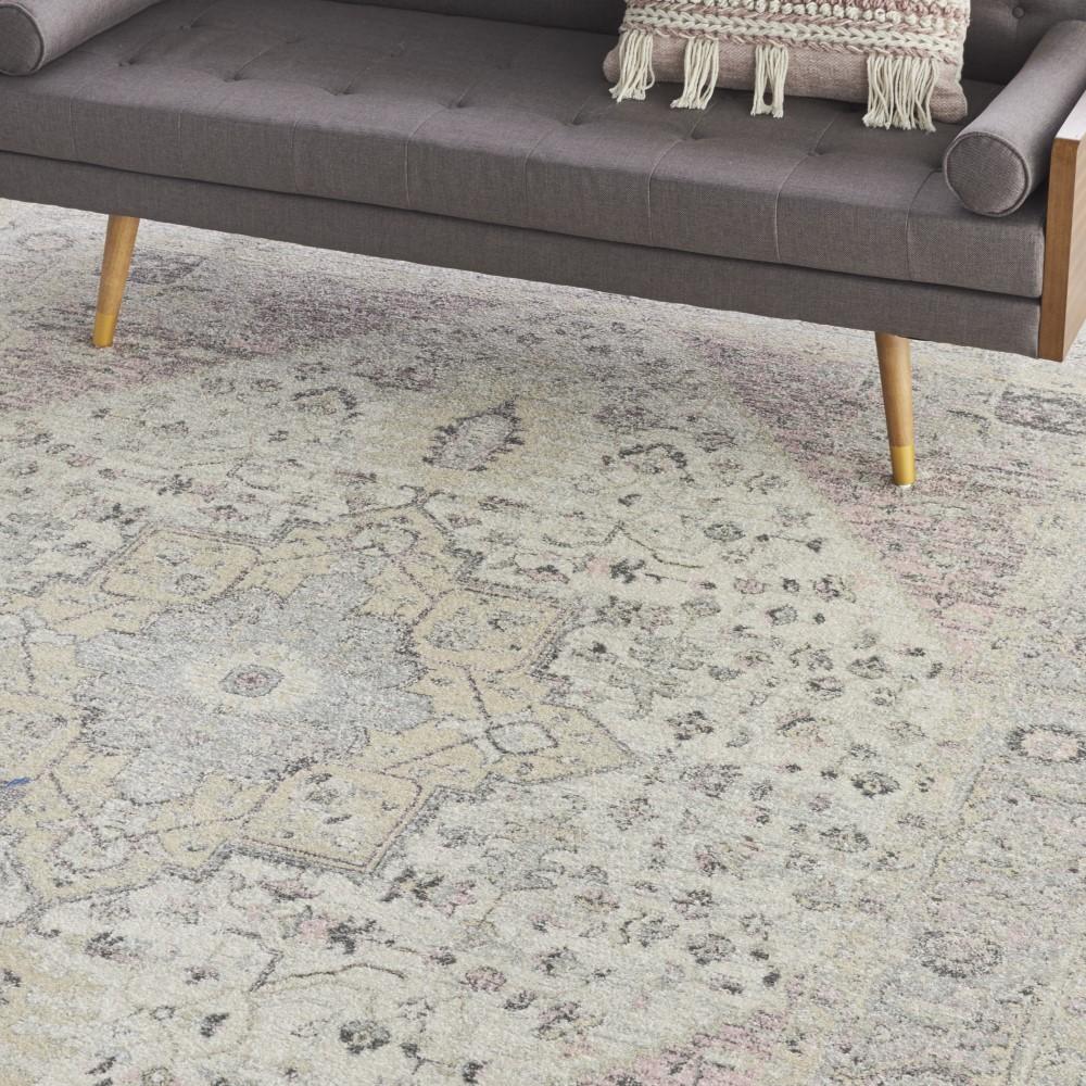 Nourison - Tranquil TRA06 Pink and Beige 810in x 1110in Oversized Rug - TRA06-99446485489 veiw 3