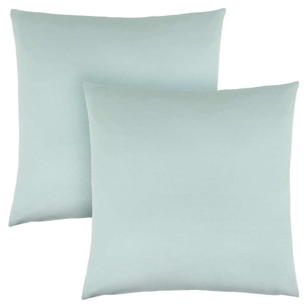 Monarch Specialties - Pillows, (Set of 2) 18 X 18 Square, Insert Included, Decorative Throw, Accent, Sofa, Couch, Bedroom, Polyester, Hypoallergenic, Blue, Modern - I-9341 veiw 1