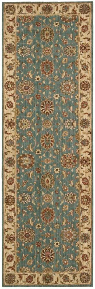 Nourison - Living Treasures LI05 Blue 26in x 8 Hallway Rug - LI05-99446668660_CLOSEOUT veiw 1
