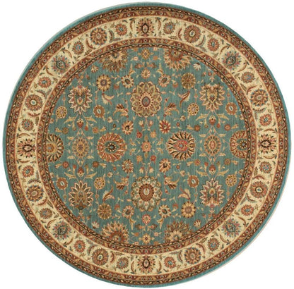 Nourison - Living Treasures LI05 Blue 710in x Round Rug - LI05-99446674517_CLOSEOUT veiw 1