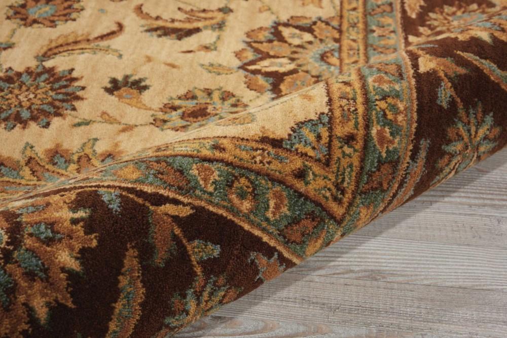 Nourison - Living Treasures LI05 Beige 710in x Round Rug - LI05-99446674692_CLOSEOUT veiw 2