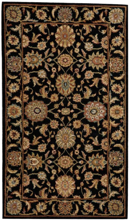 Nourison - Living Treasures LI05 Black 26in x 43in Area Rug - LI05-99446667670_CLOSEOUT veiw 1