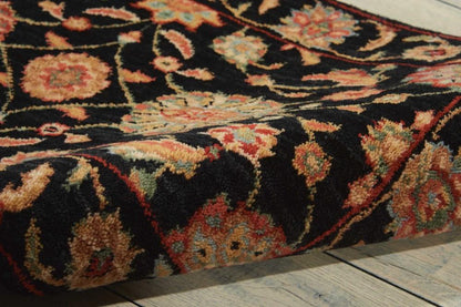 Nourison - Living Treasures LI05 Black 26in x 8 Hallway Rug - LI05-99446668752_CLOSEOUT veiw 2